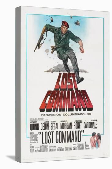 LOST COMMAND, US poster, Anthony Quinn, 1966-null-Stretched Canvas