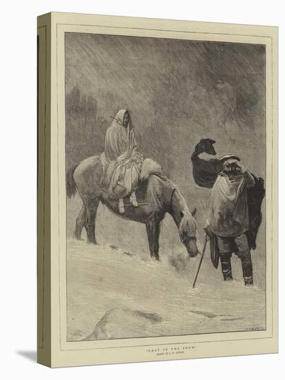 Lost in the Snow-Sir James Dromgole Linton-Premier Image Canvas