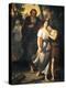 Lot Leaving Sodom with His Family, 1853-Juan Urruchi-Premier Image Canvas