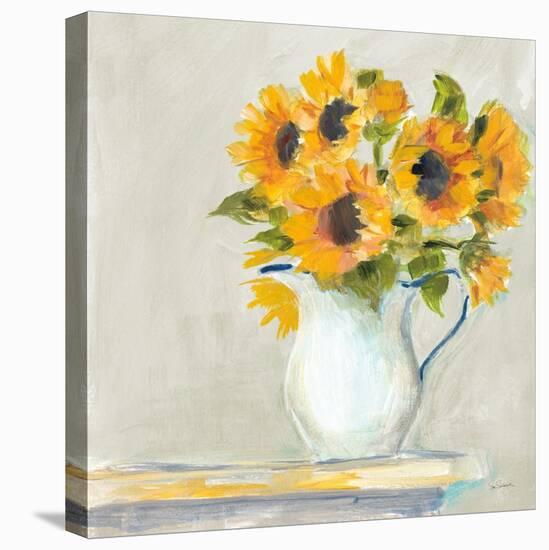 Lotties Sunflowers-Sue Schlabach-Stretched Canvas