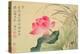 Lotus Flower, by Yun Shou-P'Ing (1633-90), from an 'Album of Flowers', (W/C on Silk Backed Paper)-Yun Shouping-Premier Image Canvas