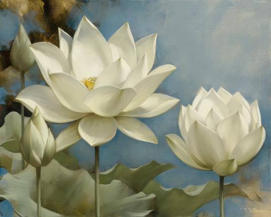 Lotus I-Igor Levashov-Stretched Canvas