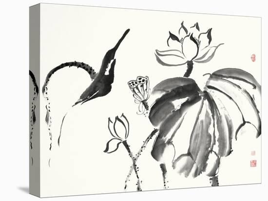 Lotus Study I-Nan Rae-Stretched Canvas