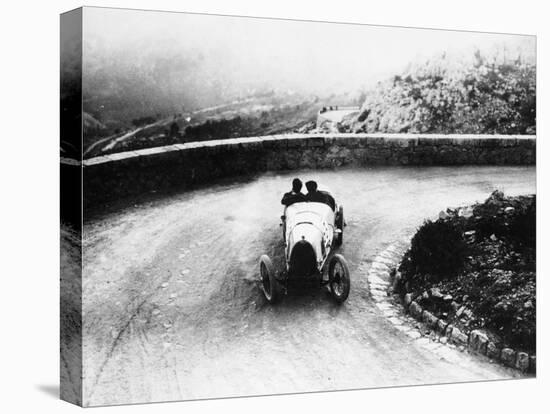 Louis Chiron Driving a Bugatti at a Hill Climb, 1923-null-Premier Image Canvas