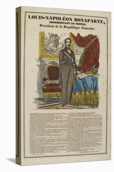 Louis-Napoléon Bonaparte, représentant du peuple, président de la République française-null-Premier Image Canvas