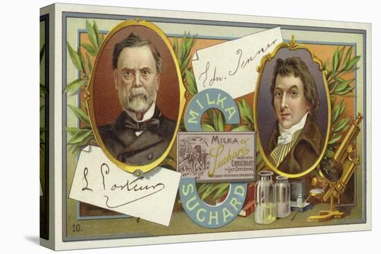 Louis Pasteur and Edward Jenner-null-Premier Image Canvas