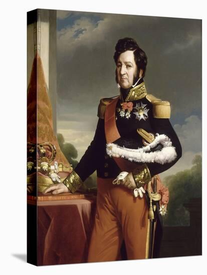 Louis-Philippe, roi des Français (copie d'après le portrait de Winterhalter)-Franz Xaver Winterhalter-Premier Image Canvas