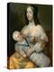 Louis XIV as an Infant with His Nurse Longuet De La Giraudière-Henri Beaubrun-Premier Image Canvas