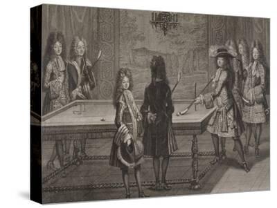 Louis XIV jouant au billard' Giclee Print - Antoine Trouvain | Art.com