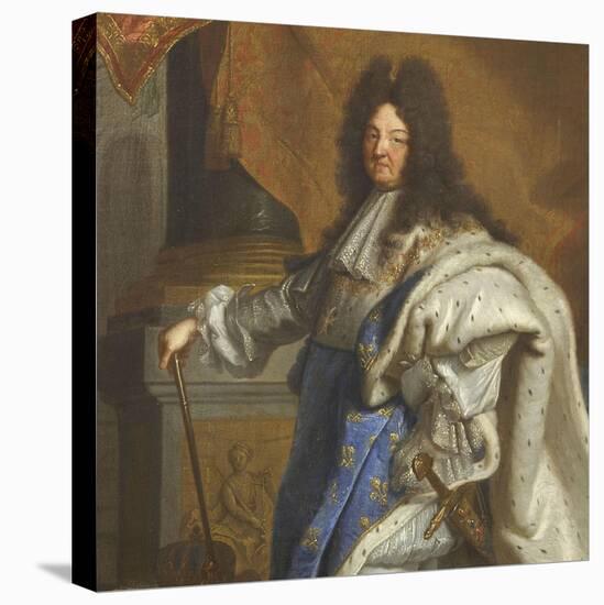 Louis XIV, roi de France-Hyacinthe Rigaud-Premier Image Canvas