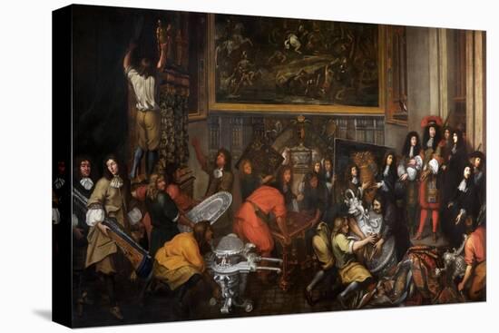 Louis XIV Visits the Manufacture Des Gobelins on October 15, 1667-Simon Renard de Saint-André-Premier Image Canvas