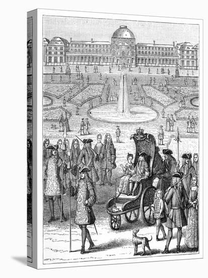 Louis XV at the Tuileries, Paris, 18th Century-Bonnardot-Premier Image Canvas