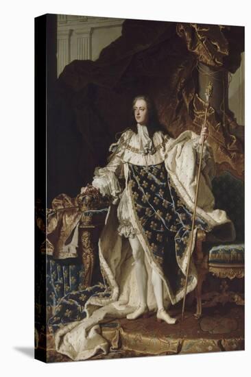 Louis XV, roi de France (1710-1774)-Hyacinthe Rigaud-Premier Image Canvas