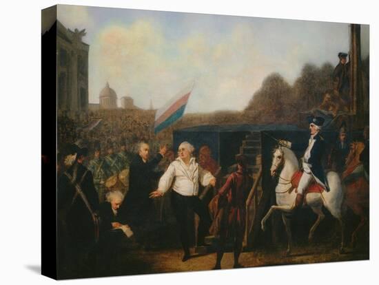 Louis XVI taken to the Place of Execution January 21, 1793-Charles Benazech-Premier Image Canvas
