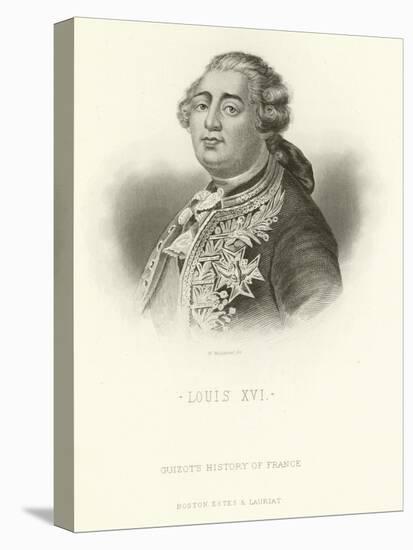 Louis XVI-Alphonse Marie de Neuville-Premier Image Canvas