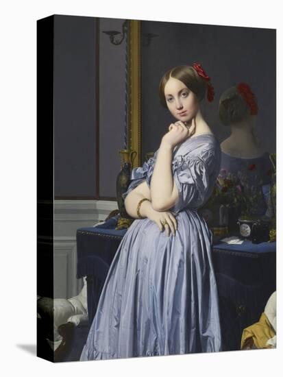 Louise De Broglie, Comtesse D'Haussonville, 1845-Jean-Auguste-Dominique Ingres-Premier Image Canvas