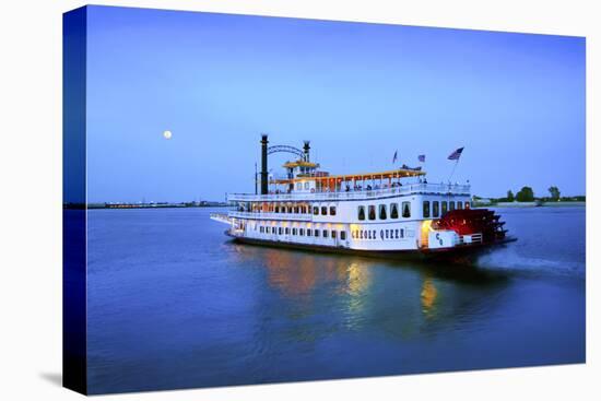 Louisiana, New Orleans, Creole Queen Steamboat, Mississippi River-John Coletti-Premier Image Canvas