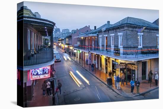 Louisiana, New Orleans, French Quarter, Bourbon Street-John Coletti-Premier Image Canvas