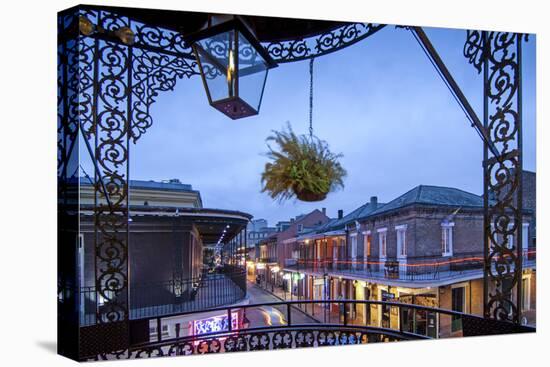 Louisiana, New Orleans, French Quarter, Bourbon Street-John Coletti-Premier Image Canvas