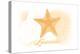 Louisiana - Starfish - Yellow - Coastal Icon-Lantern Press-Stretched Canvas