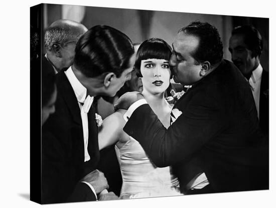 Loulou Lulu La boite by Pandore Pandora's Box by GeorgWilhelmPabst with Louise Brooks, 1929 (b/w ph-null-Stretched Canvas