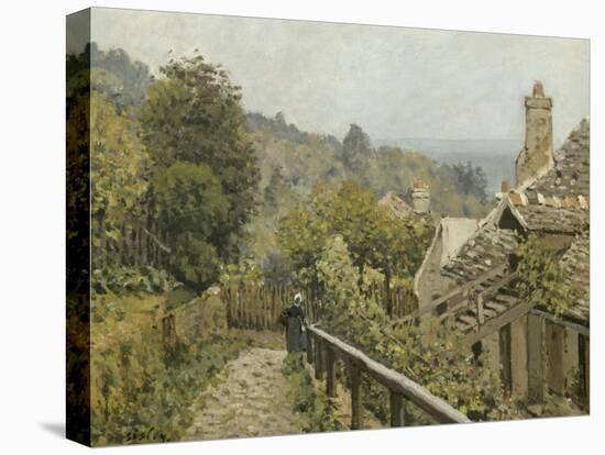 Louveciennes. Sentier de la Mi-Côte dit autrefois Hauteurs de Marly-Alfred Sisley-Premier Image Canvas