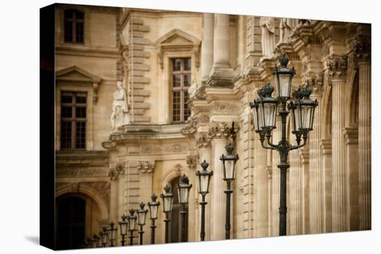 Louvre Lampposts I-Erin Berzel-Premier Image Canvas