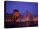 Louvre Museum at Night, Paris, France-Bill Bachmann-Premier Image Canvas