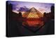 Louvre Pyramide at Sunset, Paris, France, Europe-G & M Therin-Weise-Premier Image Canvas