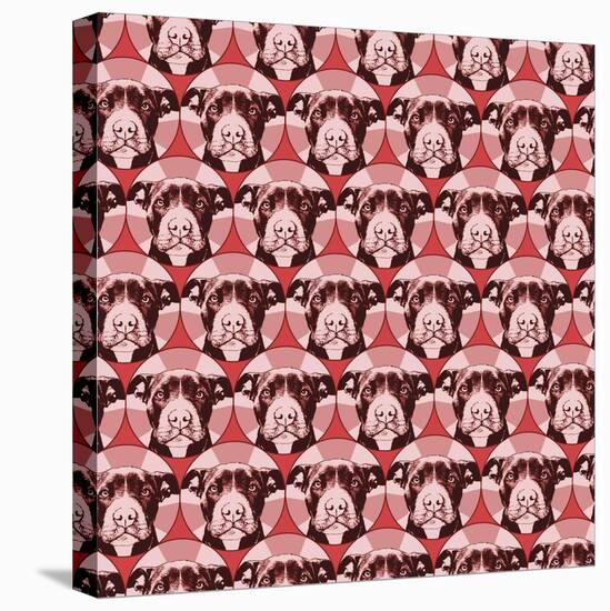 Love a Bull Pattern 1-Dean Russo-Premier Image Canvas