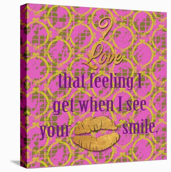 Love and Smile II-Nicholas Biscardi-Stretched Canvas