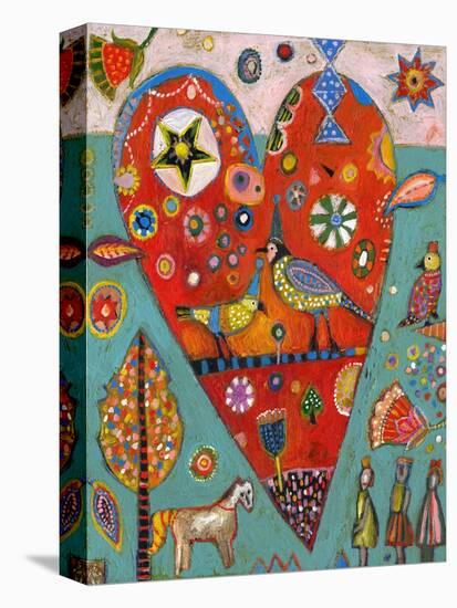 Love Birds Heart-Jill Mayberg-Premier Image Canvas