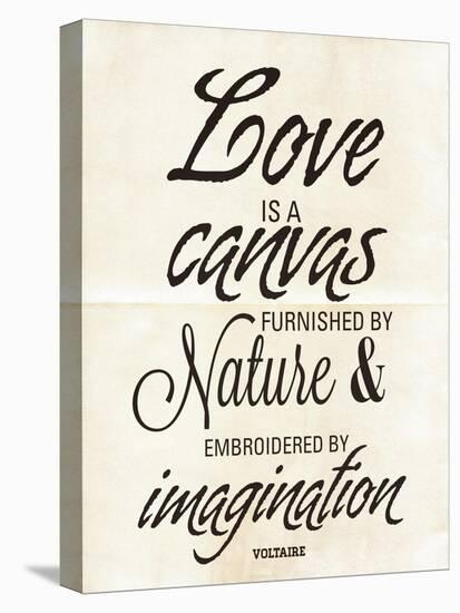 Love is a Canvas-Addie Marie-Stretched Canvas