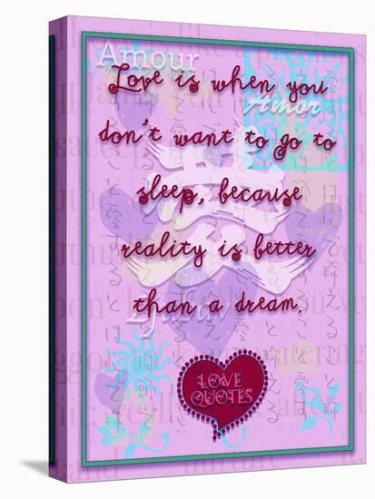 Love Is When You Don’T Want to Go to Sleep-Cathy Cute-Premier Image Canvas