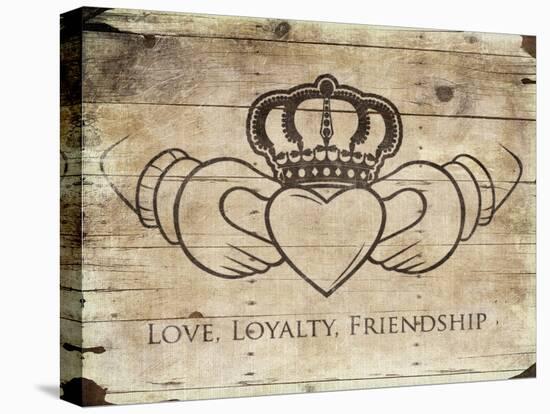 Love Loyalty Friendship-Jace Grey-Stretched Canvas