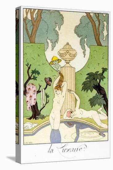 Love of Luxury, 1926 (Pochoir)-Georges Barbier-Premier Image Canvas