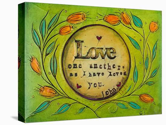 Love One Another-Carolyn Kinnison-Stretched Canvas