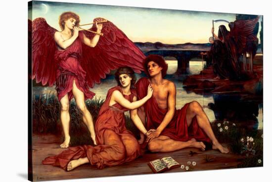 Love's Passing-Evelyn De Morgan-Stretched Canvas