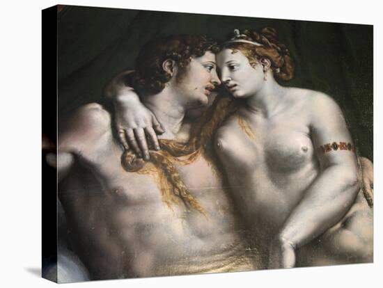 Love Scene, 16th Century-Giulio Romano-Premier Image Canvas