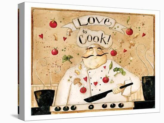 Love To Cook-Dan Dipaolo-Stretched Canvas