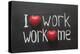 Love Work Mutually-Yury Zap-Stretched Canvas