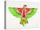 Lovebird Parrot-Cat Coquillette-Stretched Canvas