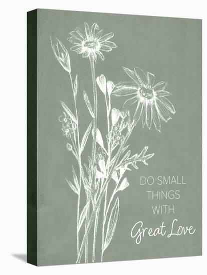 Lovely Wildflower Quotes II-Melissa Wang-Stretched Canvas