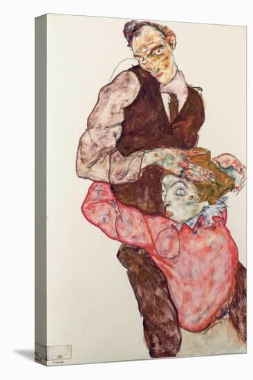 Lovers, 1914-1915-Egon Schiele-Premier Image Canvas