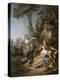 Lovers in a Park, 1758 (Oil on Canvas)-Francois Boucher-Premier Image Canvas