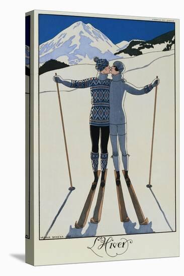 Lovers in the Snow-Georges Barbier-Premier Image Canvas