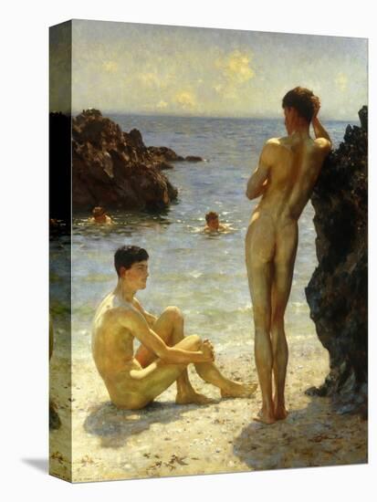 Lovers of the Sun-Henry Scott Tuke-Premier Image Canvas