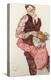 Lovers-Egon Schiele-Stretched Canvas