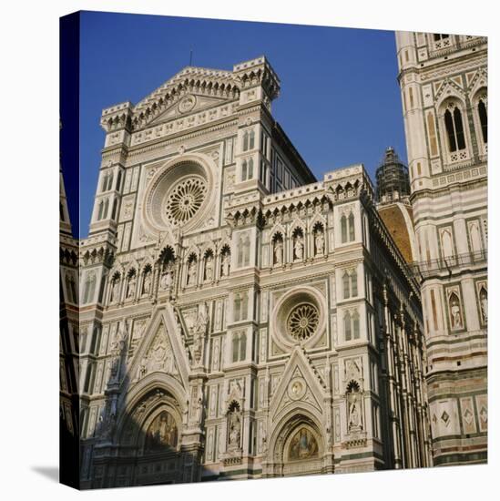 Low Angle View of a Cathedral, Duomo Santa Maria Del Fiore, Florence, Italy-null-Premier Image Canvas