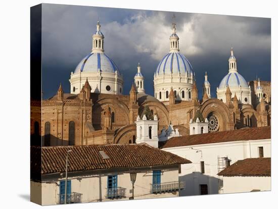 Low Angle View of a Cathedral, Immaculate Conception Cathedral, Cuenca, Azuay Province, Ecuador-null-Premier Image Canvas